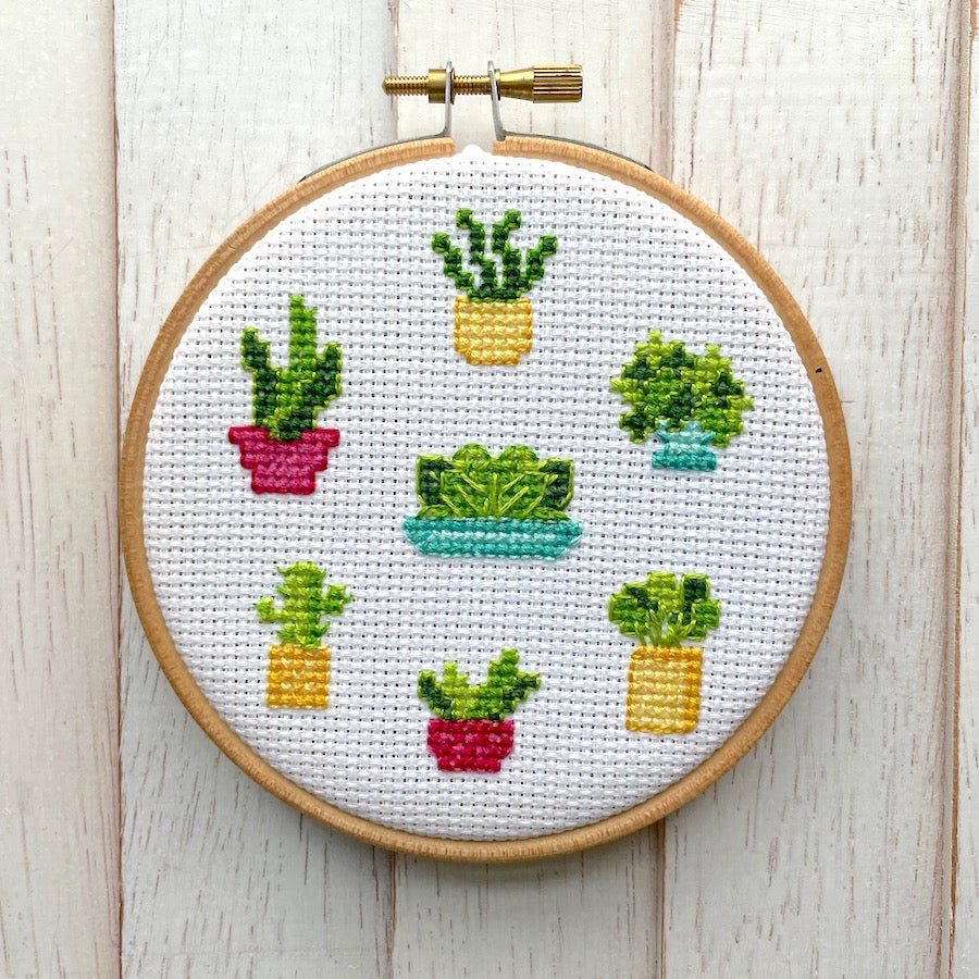 Plant Life Mini Cross Stitch Kit